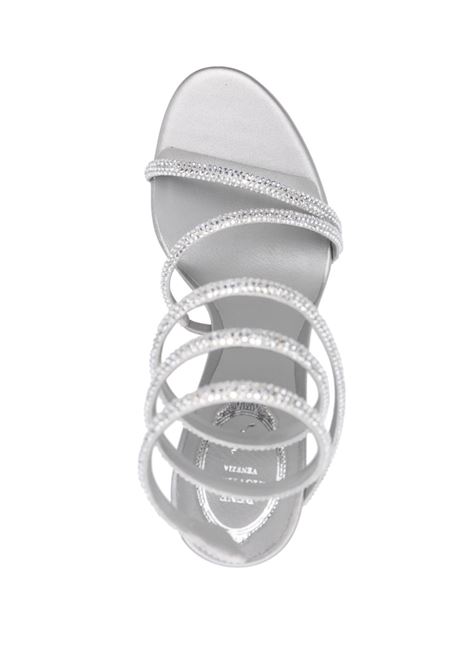 Silver margot crystal-embellished sandals  - RENE CAOVILLA women RENE CAOVILLA | C11339105R001V232